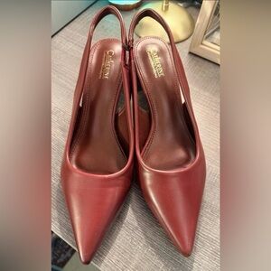 Catherines Malandrino Red Slingback  Women's Heels size 8.5